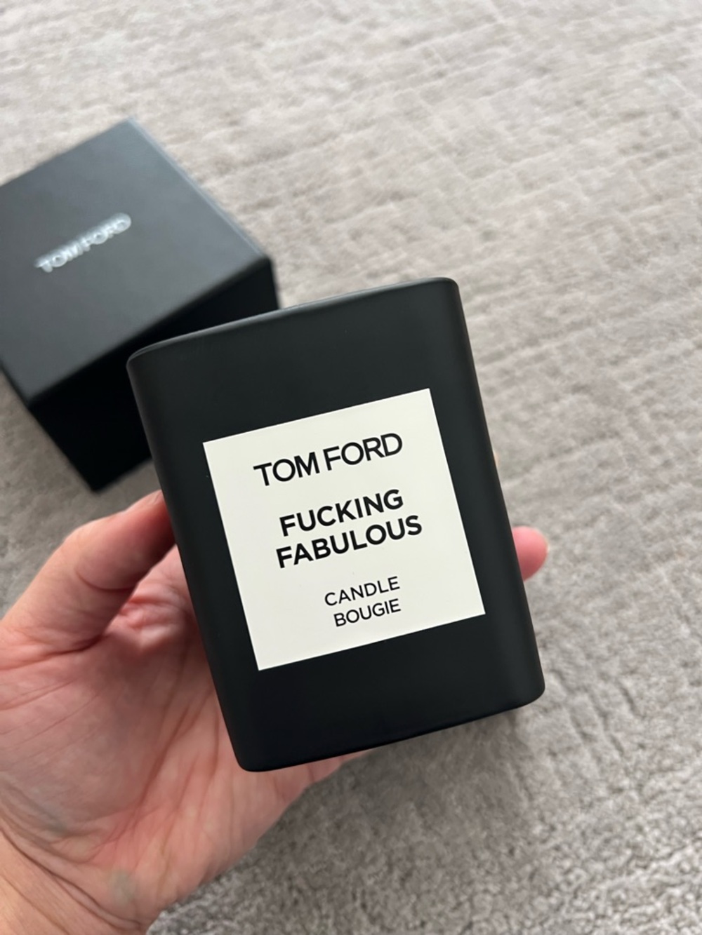 Tom Ford Black Candle with White Label - Picture 9 of 16